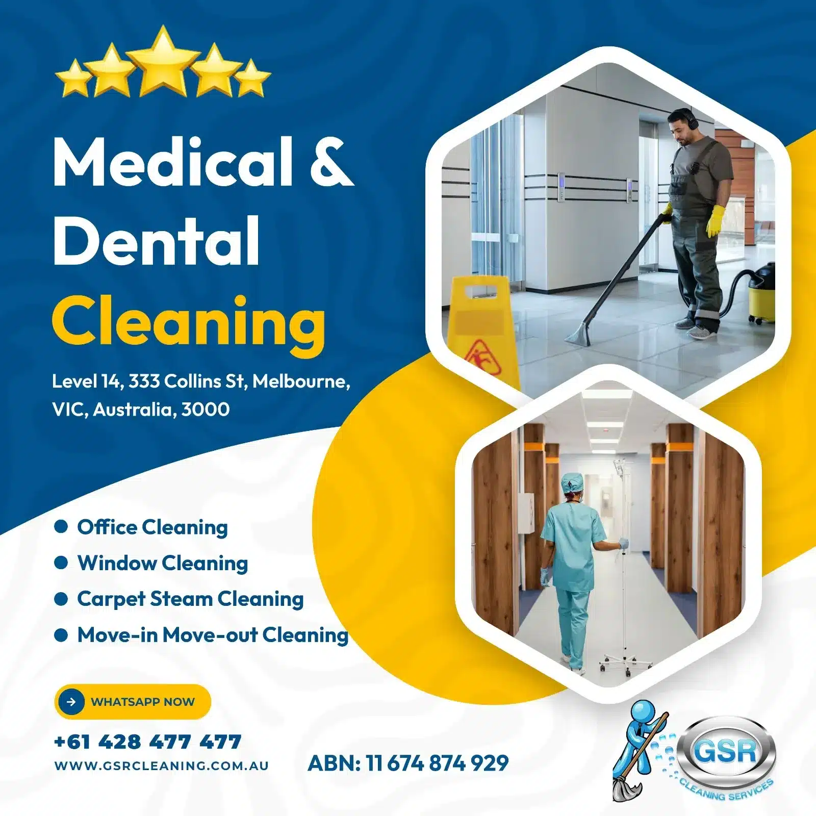 Dental professional in PPE sanitizing tools, representing strict infection control protocols